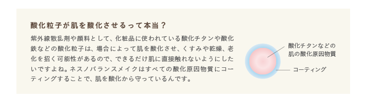 酸化粒子が肌を酸化させるって本当?
